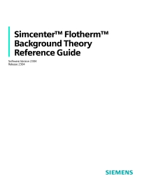 Flotherm背景理论